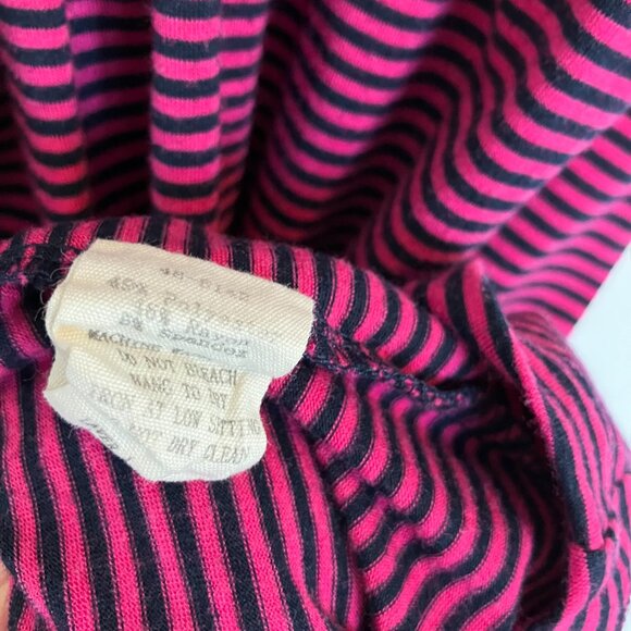 Garage Striped Pink Dress Women's Size Medium - Picture 6 of 6